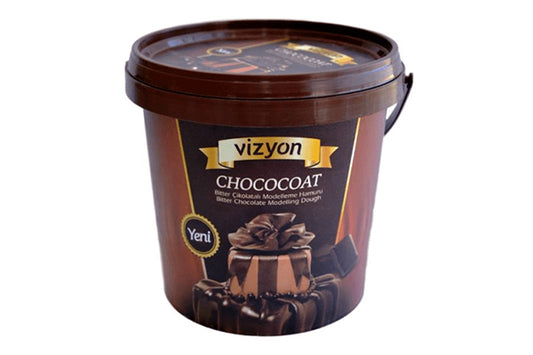 Chocolate Dark Modelling Paste 1kg - Vizyon