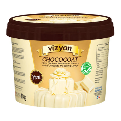 Chocolate White Modelling Paste 1kg - Vizyon