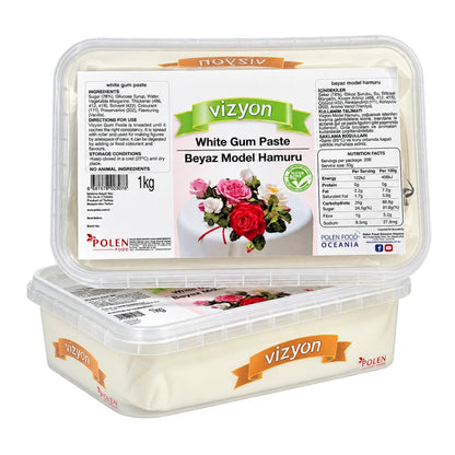 White Gum Paste 1kg - Vizyon