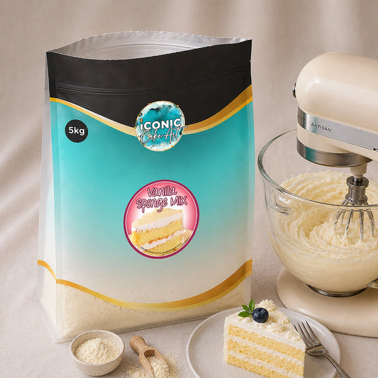 Vanilla Sponge Cake Mix 5kg - Iconic Cake Art