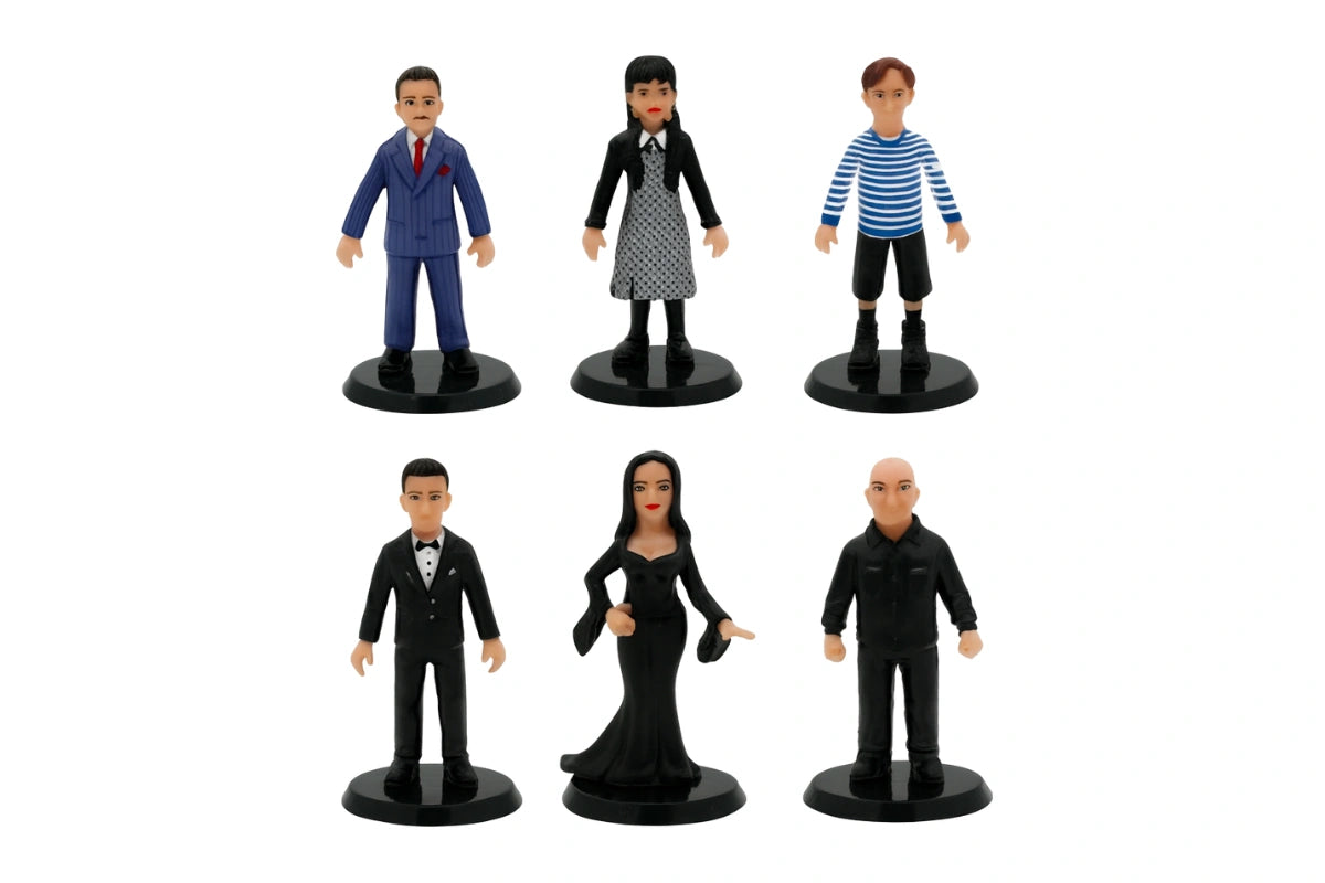 Wednesday Addams Decoset (6 Pack) - Iconic Cake Art
