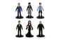 Wednesday Addams Decoset (6 Pack) - Iconic Cake Art
