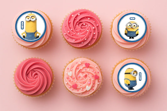 Minions Cupcake Image Sheet 2 Inch (15 Per ) - BSC