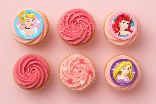 Disney Princess Cupcake Image Sheet 2 Inch (15 Per ) - BSC