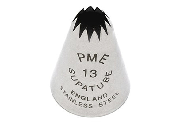 PME Supatubes Star Piping Tips - XST13