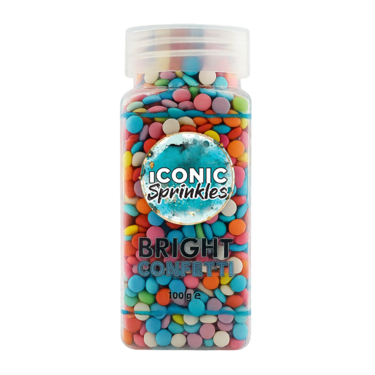 Bright Confetti 100g - Iconic Sprinkles