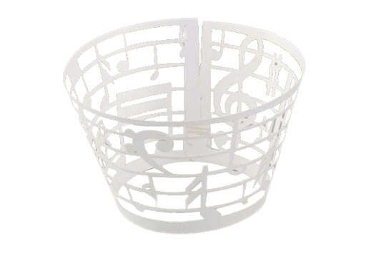 White Musical Note Cake Wraps Cake Decorating Tools - Pack of 12 - Gateau Art