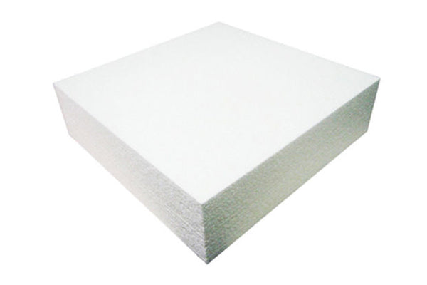 Square 9 x 3 High Polystyrene Cake Dummy - Iconic Cake Art