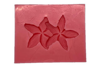 45mm 2 Frangipani Carolines Sugar Art,2 Frangipani 45mm Carolines Sugar Art,2F45