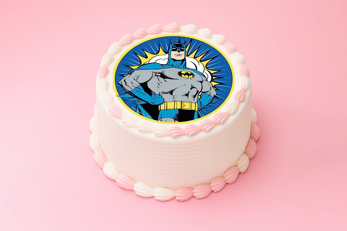 30 Superhero Batman Spiderman Stand Up Cup Cake Toppers Edible Rice