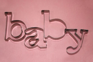 BABY OVERLAPPING LETTER CUTTER SET,BBBA