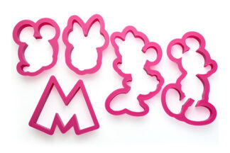 MICKEY AND MINNIE MOUSE COOKIE CUTTER,UCG-010-1002