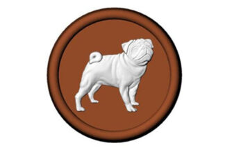 PUG DOG CANDY Chocolate Mould,90-12993