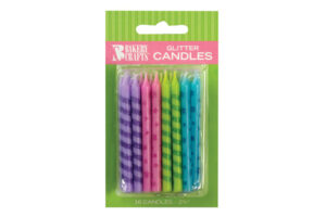 Glitter Stripes and Dots Specialty Candles,37728