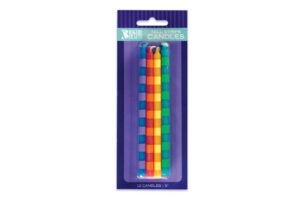Primary Striped Specialty Candles,C-229