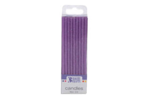 Purple Slim Glitter Specialty Candles,39064