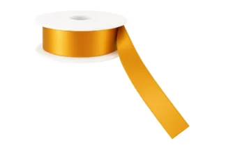 DISC 10mm GOLD * SATIN RIBBON * DOUBLE SIDED,SRIBBON-GD10