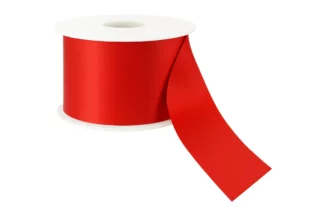 38mm RED * SATIN RIBBON * DOUBLE SIDED,SRIBBON-RE38