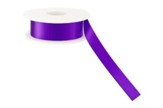 DISC 10mm VIOLET * SATIN RIBBON * DOUBLE SIDED,SRIBBON-VI10