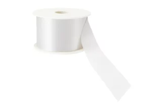 SATIN RIBBON,SRIBBON-WH25