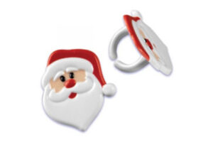 Santa Face Cupcake Rings,38823