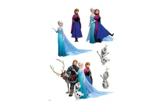 A4 DISNEY FROZEN CHARACTER SHEET EDIBLE IMAGE BSC,912801