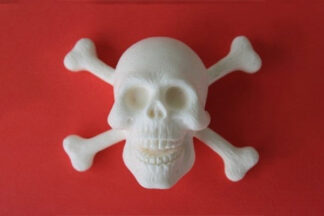 JOLLY ROGER SKULL SILICONE MOULD Petal Crafts,JOLLY ROGER SKULL SILICONE MOLD,SMJRS