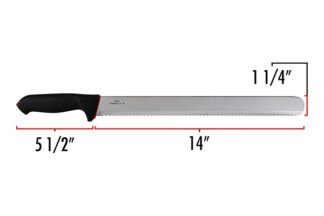 Serrated Slicer Knife Professional,14 inch Serrated Knife Fat Daddios,14inch Bread and Cake Knives,CK-14