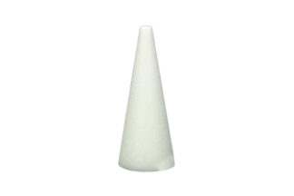 FLAT TOP POLYSTYRENE,FLAT TOPPOLYSTYRENE,35cm x 12cm - FLAT TOP POLYSTYRENE FOAM CONES - CROQUEMBOUCHE,44cm x 13.5cm - FLAT TOP POLYSTYRENE FOAM CONES - CROQUEMBOUCHE,FTPFD-035