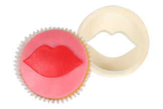 Lips Circles Cupcake Cutter,CUTCUP3