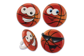Basketball Face Rings,SPO-15006