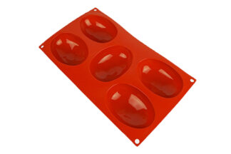 EGG SHAPED 5 CAVITIES SILICONE CHOCOLATE,EGG SHAPED SILICONE CHOCOLATE MOLD,D-041