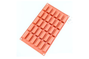 ROUNDER BAR 30 CAVITY SILICONE,ROUNDER BAR SILICON CHOCOLATE MOLD,D-101