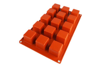SQUARE CUBE SMALL SILICONE,SQUARE CUBE SMALL SILICONE CHOCOLATE,DS-098