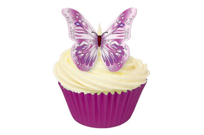 pink purple butterfly edible wafer,8021528