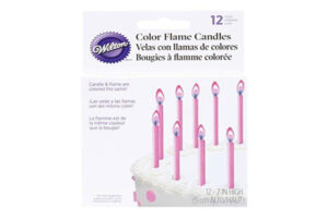 Pink Colour Flame Candles,2811-3696