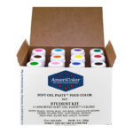 0.75oz Soft Gel Paste 12 Colour Student Kit Americolor