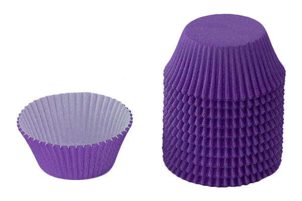 250pc purple,greaseproof baking cupcake cases,bcgtpr-250