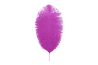 PINK COLOUR - OSTRICH FEATHER TOPPER - CAKE DECORATION - 1PIECE,OFTHR-PK