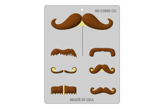 Mustache Styles Assortment Chocolate,90-12665
