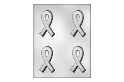 awareness ribbon thick chocolate mould,90-9625