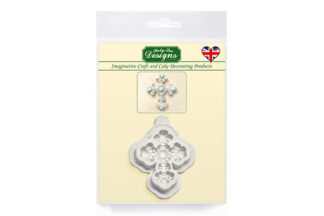 Beaded Cross Silicone Mould,CE0034