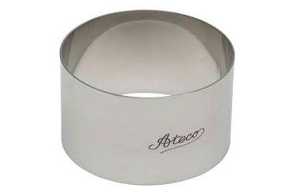 3 Inch Round x 1.75 Inch High Food Mould Form Ateco | My Dream Cake Food Mould Form,Large Round Form Ateco,4901