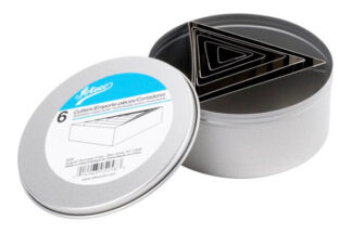 6 Piece Plain Triangle Cutter Set,5256