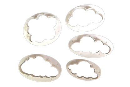 5 pieces fluffy clouds cutters set,ucg-020-425-1