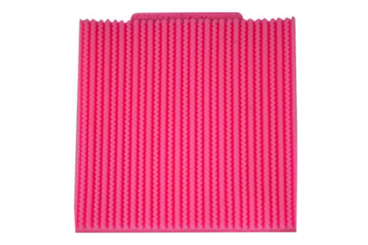 cable design impression,pink silicone texture mat 10cm,ea0918