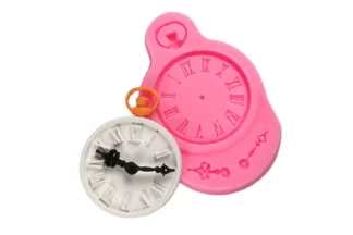 Pocket Clock Fondant Gumpaste Silicone Mould,UCG-001-564