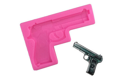 pistol gun silicone gumpaste fondant,pistol gun silicone mould,pistol gun silicone gumpaste,ucg-001-607