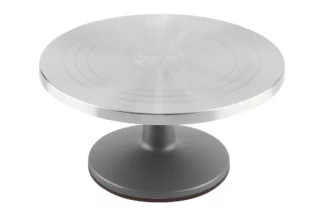 9 Inch Turntable CAKE DECORATING STAND Iconic Cake Art,TRNSIL-020