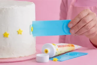 2 Pce Icing Scraper - Cake Lace Mix Buttercream Ateco,1325